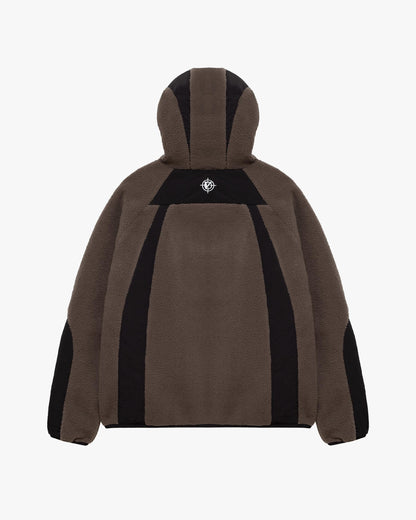 TRAIL FLEECE JACKET BROWN