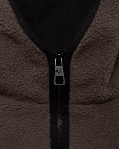 TRAIL FLEECE JACKET BROWN