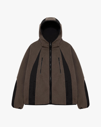 TRAIL FLEECE JACKET BROWN