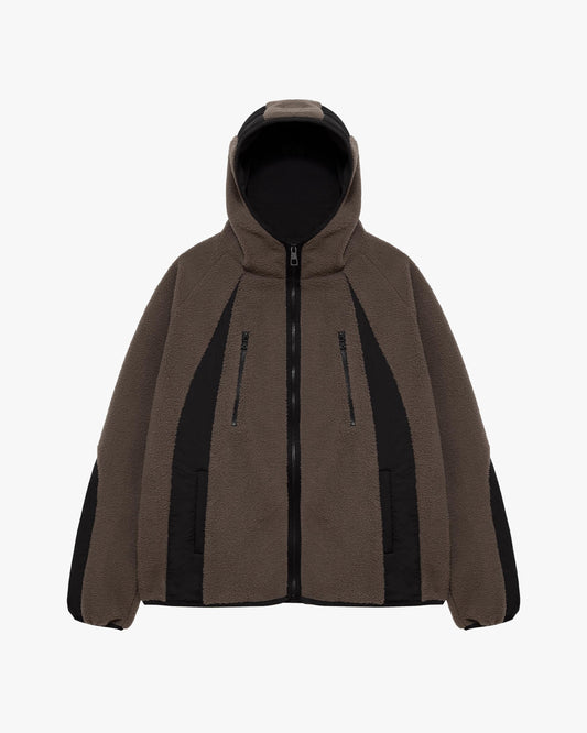TRAIL FLEECE JACKET BROWN