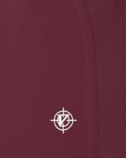 INSIDE OUT SHORTS WINE RED