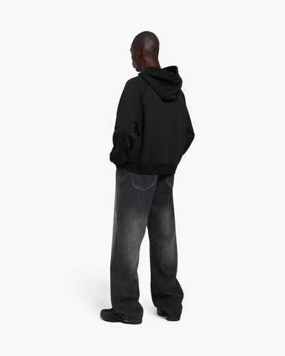 CHROME LOGO HOODIE BLACK