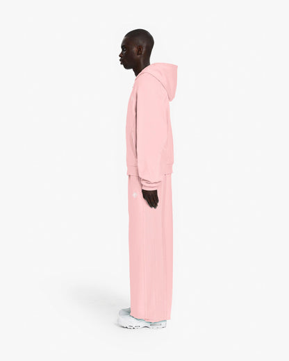 INSIDE OUT ZIP HOODIE PINK