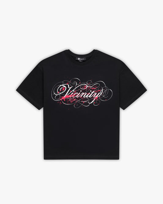 SPLATTER TEE BLACK