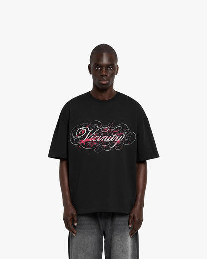 SPLATTER TEE BLACK