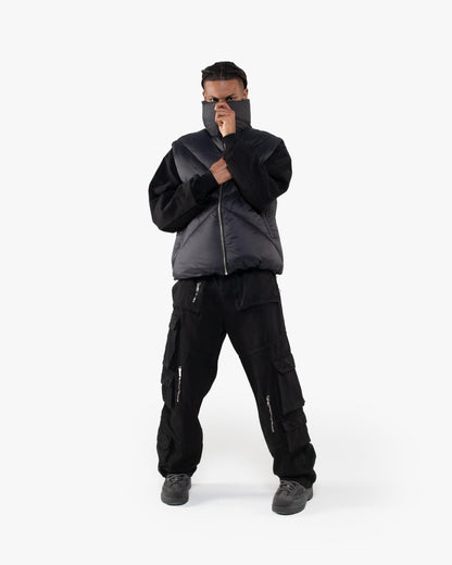 X-PUFFER VEST BLACK