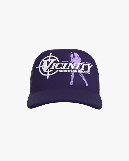 SHOOTING GROUND TRUCKER CAP PURPLE