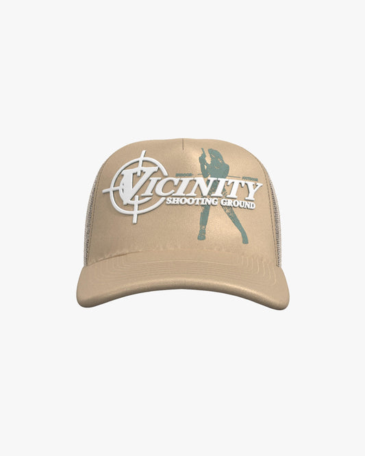 SHOOTING GROUND TRUCKER CAP BEIGE