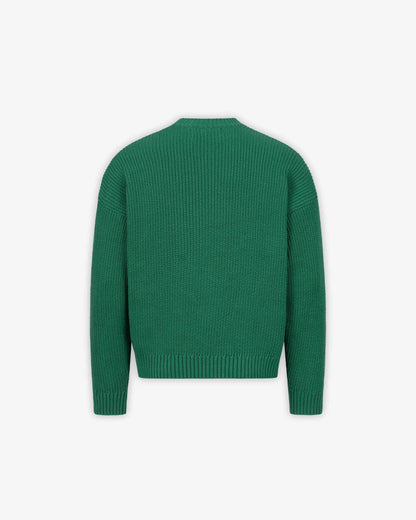 V-LOGO KNITWEAR GREEN