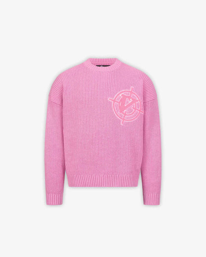 V-LOGO KNITWEAR WILD ROSE