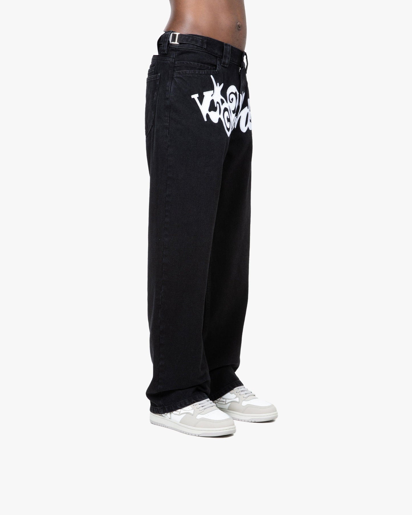 HAVOC DENIM BLACK / WHITE