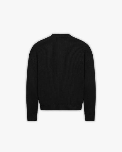 V-LOGO KNITWEAR BLACK