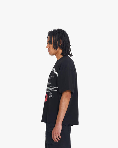 UNIVERSITY TEE BLACK
